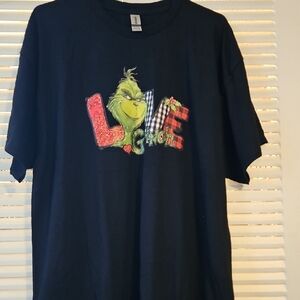 Gildan Black Grinch Love Graphic Tee